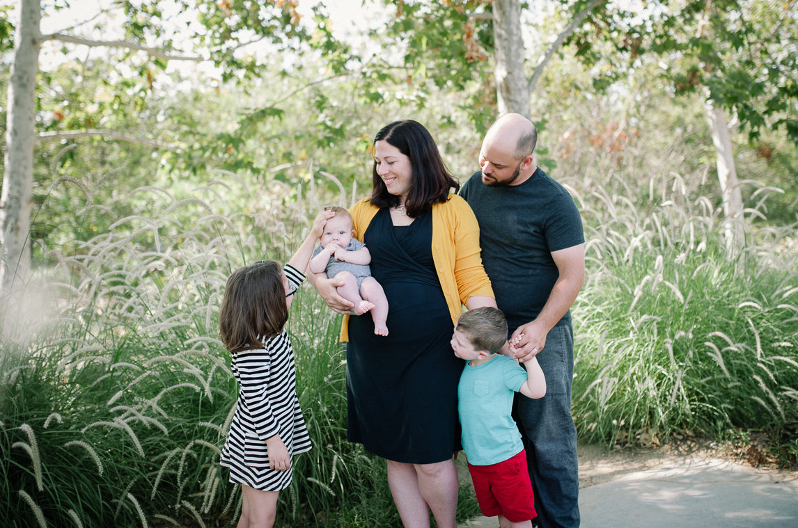 Portrait of Krista Devaul and her Husband and three kids.