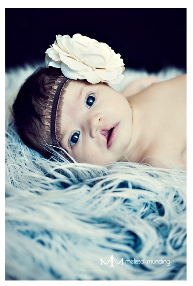 Newborn Photography of Baby Girl with Cleft Lip